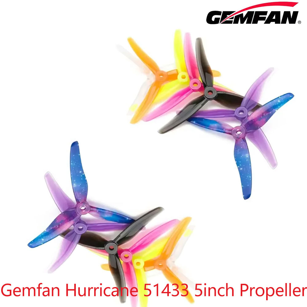 Drone Propeller - 12 paires d'hélices Gemfan Hurricane 51433