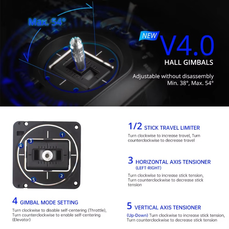 RadioMaster TX16S MKII V4.0 16 - Drone Gimbal avis et prix
