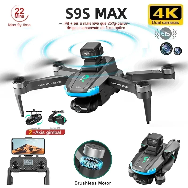 Nouveau S9S MAX MINI Drone 4K  - Drone Gimbal avis et prix