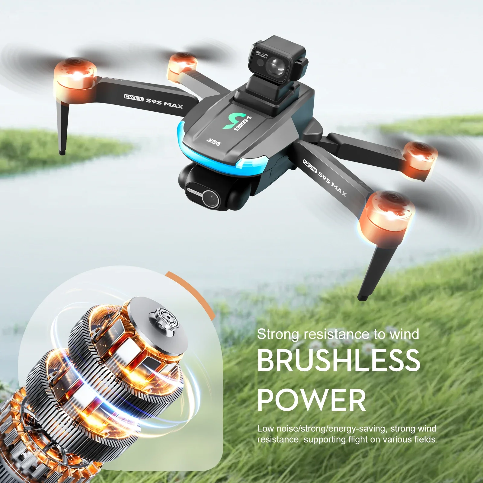 Nouveau S9S MAX MINI Drone 4K  - Drone Gimbal avis et prix