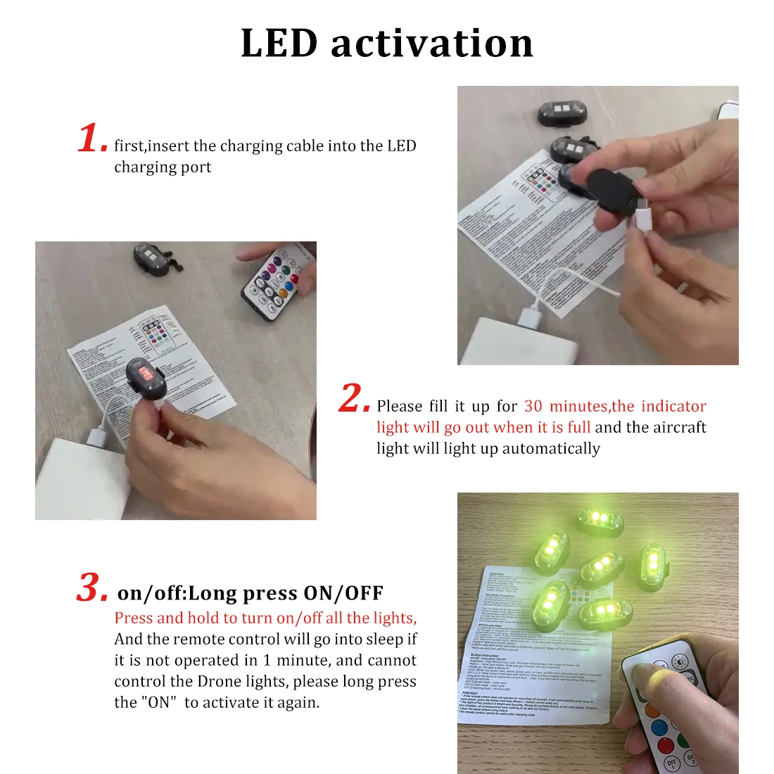 Lumière Stroboscopique LED san - Drone Led Light avis et prix