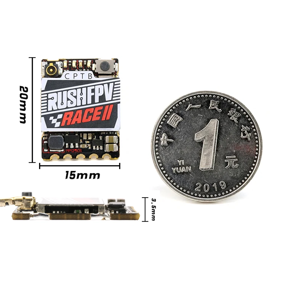 Émetteur vidéo VTX Rushfpv Rus - Drone Transmitter avis et prix